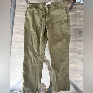 Taylor Stitch size 35 olive khaki pants